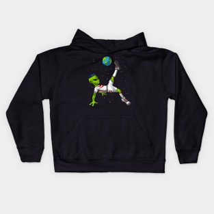 Soccer Alien Kids Hoodie